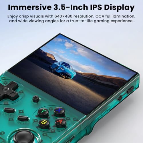 Image of TCEPHILE RG35XX Pro Handheld Retro Gaming Console - 3.5 inch IPS Screen, 8GB RAM, Dual Analog Sticks, WiFi, Bluetooth, HDMI, Expandable Storage, Compact Portable Gamer