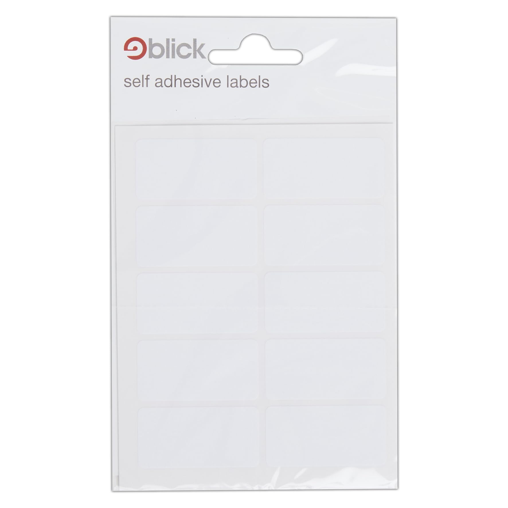 Blick Labels, White, Self Adhesive Stickers, Rectangular, 19mm x 38mm, 70 Labels, for Home, Office, Family, School, Letters, Address
