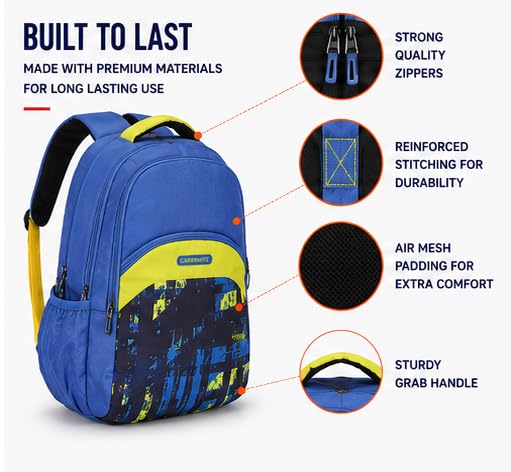 Image of Strix Backpack for Boys & Girls | 3-Compartment School, College & Travel Backpack