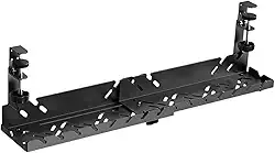 Organizador de Cabos para Debaixo da Mesa, Organizador de Fios, Oculte os Cabos, Bandeja de Cabos com Presilha para Mesa, Escritório e Casa, Retrátil