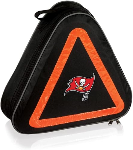 NFL Tampa Bay Buccaneers - Kit de emergencia para carretera con impresiĂłn digital, talla Ăşnica, color negro NFL Tampa Bay Buccaneers - Kit de emergencia para carretera con impresiĂłn digital, talla Ăşnica, color negro