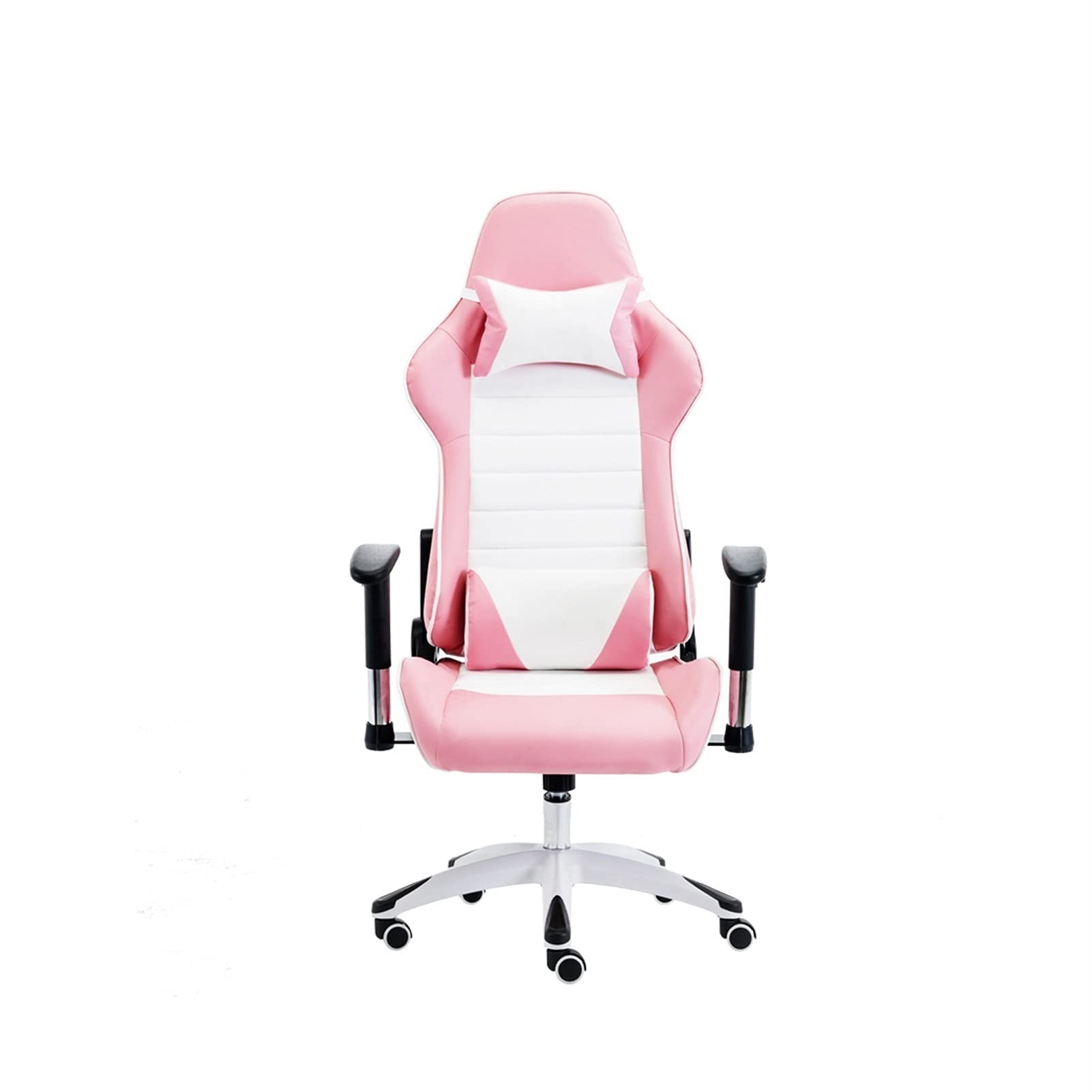 KJLY Silla de Juego Silla Ejecutiva Silla de Oficina Computadora Silla de Juego Rotativo Sillas Sillas Silla Ergonómica, Cuero Rosa