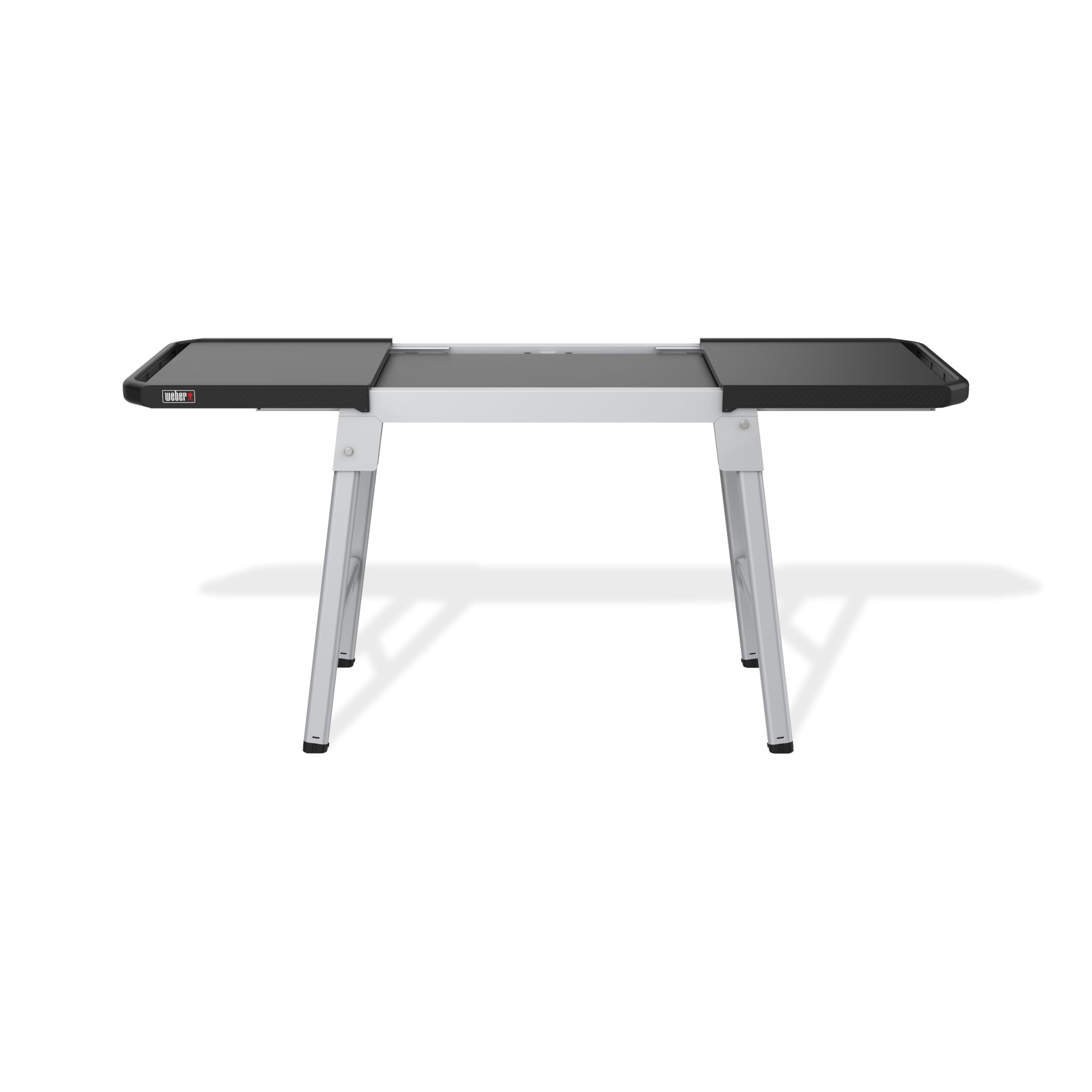 Weber Stand extensible universelle pour barbecue et plancha / pour les barbecues Lumin, Q, Pulse et les planchas portables Slate, 75,5 x 168 x 56,5 cm