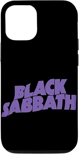 iPhone 1212 Pro Oficial Negro Sabbath Púrpura Logo Case
