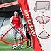 KTRIO 6x4 ft Soccer Goal for Backyard, Portable Soccer Net, Large Foldable Soccer Goals with Carry Bag for Kids Youth Teens Sports