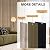 RITOLLO 4-Piece Wood Slat Panels for Wall 94.5"×11" Acoustic Panels for Interior Wall Decor 3D Fluted Sound Absorbing Panel - Natural Walnut