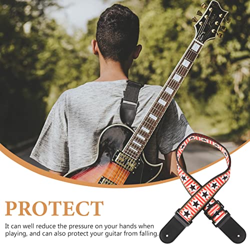 SUPVOX Bandoulière De Guitare Sangle de guitare STRAPE ÉLECTRIQUE COURRON DE GUITARE Accessoire De Guitare - Les Beatles, Paul McCartney, John Lennon, RIngo Starr, George Harrison SUPVOX Bandoulière De Guitare Sangle de guitare STRAPE ÉLECTRIQUE COURRON DE GUITARE Accessoire De Guitare – Image 10