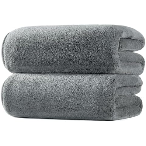 POLYTE Plush Microfibre Oversize Bath Towels Cover