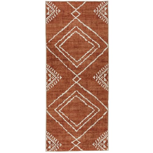 Tapete ReaLife Rugs 2'6" x 6' Naranja miniatura 3