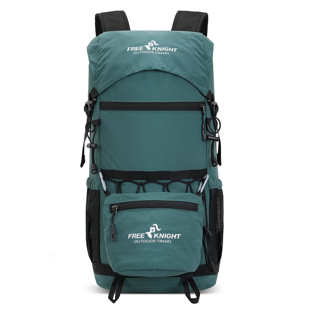 Bseash 30L Lightweight Hiking Backpack, Outdoor Sport Waterproof Travel Bag Daypack for Cycling Climbing Skiing (Blue Green)
