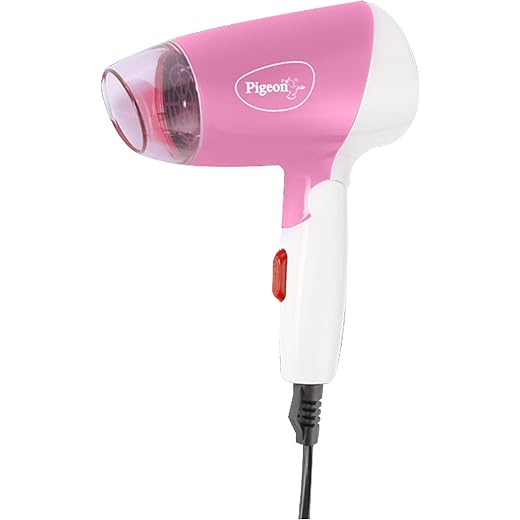 Pigeon Hair Dryer 1000W Foldable Pink