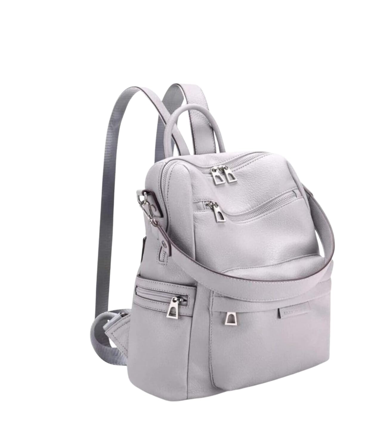 jaisom Stylish Women's Fashion Backpack Purses Multipurpose Design Handbags and Shoulder Bag (AUG_Buzz heavy Grey_001_BZ)-picture-18