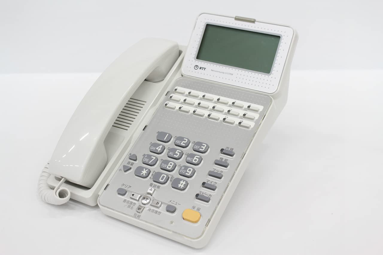 Amazon | GX-(18)BTEL-(2)（W） NTT αGX 18ボタン標準バス電話機  
