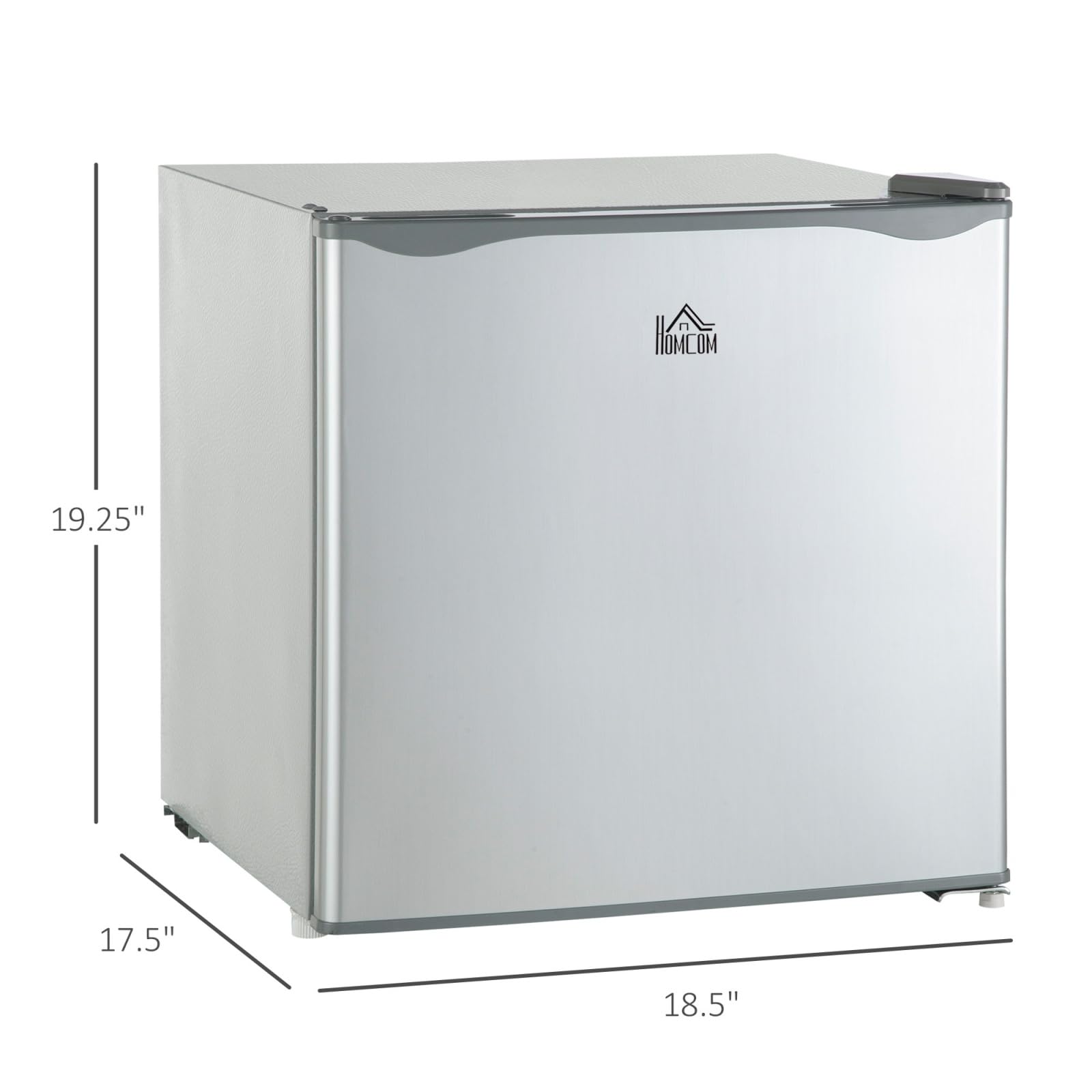 Mini Freezer Countertop, 1.1 Cu.Ft Compact Upright Freezer With Removable Shelves, Reversible Door For Home, Dorm, Apartment And Office, Gray on Fridge.com - View 2