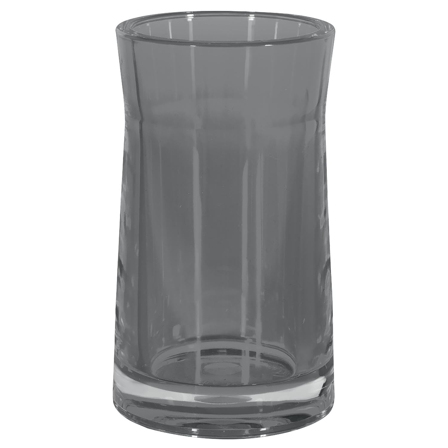 Gobelet acrylique gris transparent Spirella Sydney porte brosse à dents lavabo