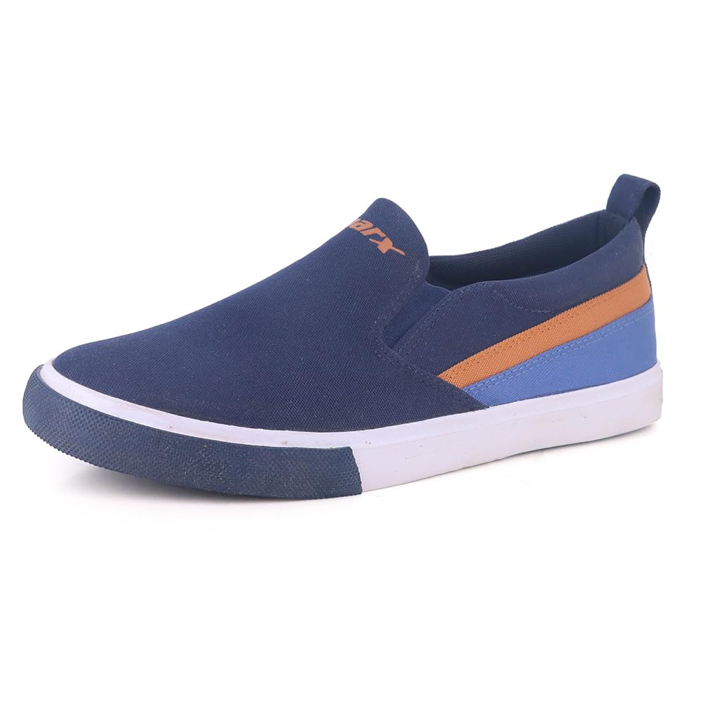 SPARX Men SM-789 Navy Blue Tan Casual Shoes (Size - 8) (B0C5T9Y6JF) Amazon Price History, Amazon Price Tracker