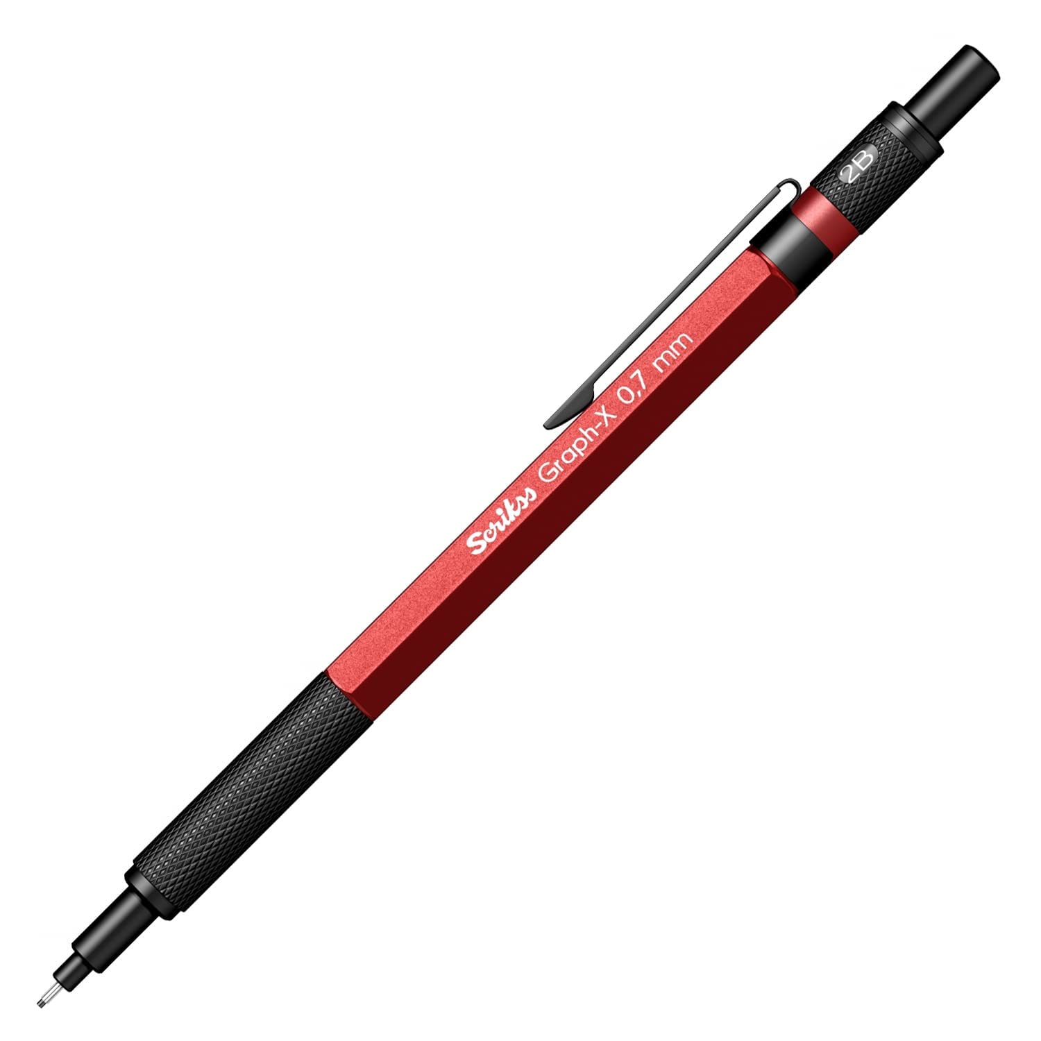 Scrikss GraphX Mechanical Pencil (0.7 mm, Red) Office