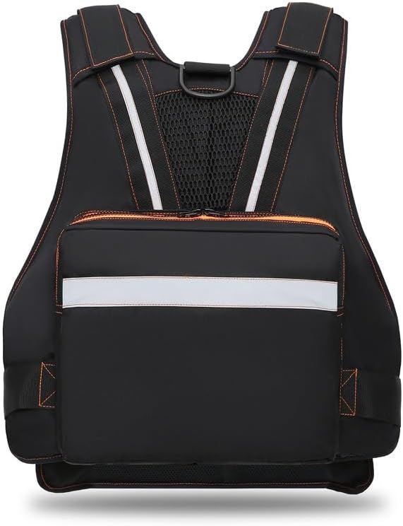 ライフジャケット フィッシングベスト フローティングジャケット 調節可能 水泳 ボートセーリング 釣り ウォータースポーツ 安全 AZIEBAY フィッシングウエストコート ライフジャケット 通気性、高浮力