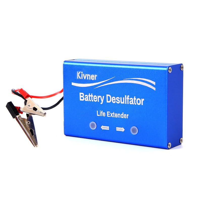 12 Volts Lead Acid Battery Maintainer & Desulfator Battery Life Extender Desulfator