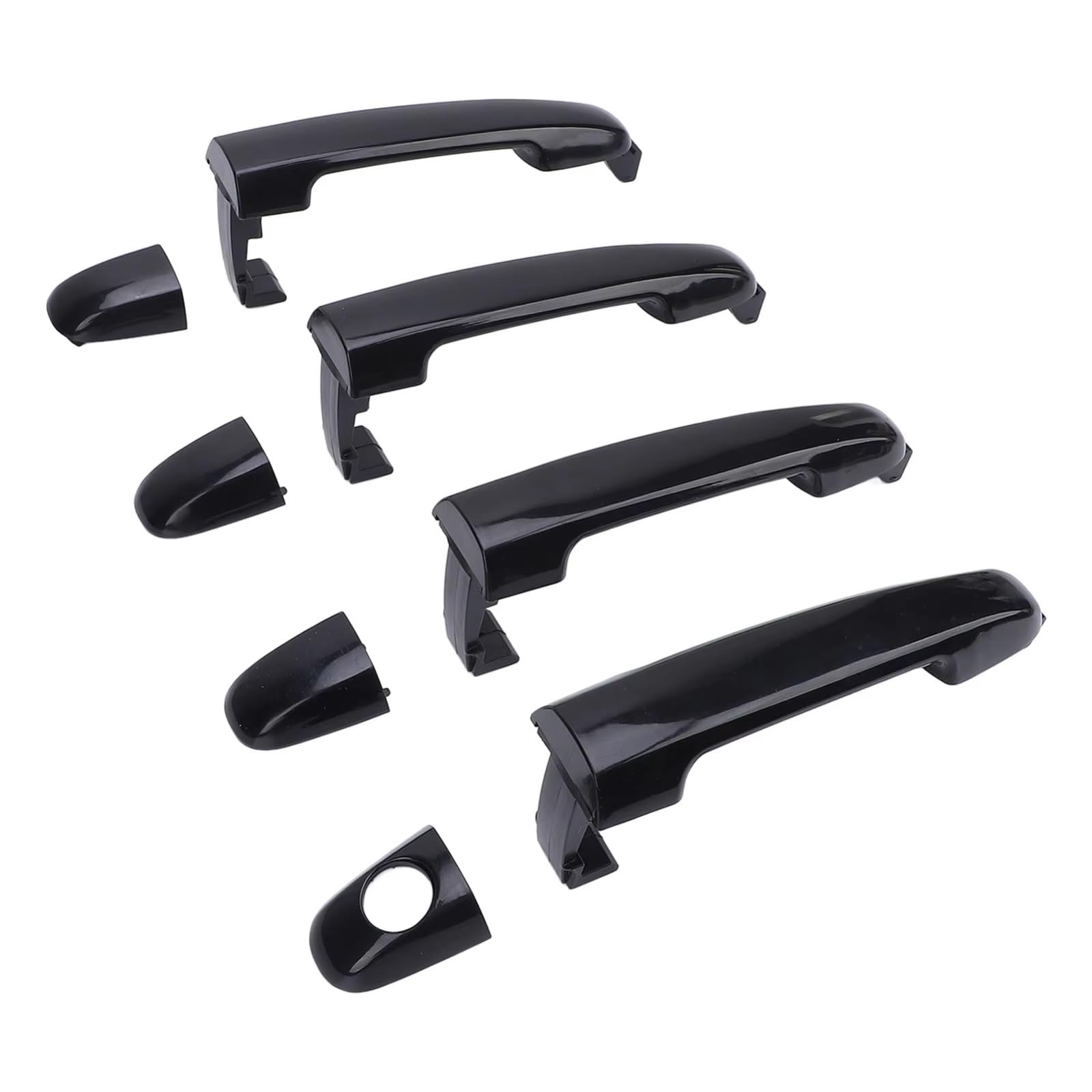 Außentürgriff Auto Kompatibel Mit Sonata Für NF 2006–2010 Auto-Außentürgriff-Set Schwarz Direkter Ersatz Den Außentürgriff 82652-3K000