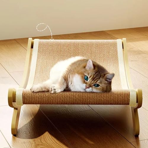 Rascador de gatos de 13 cm de fibra natural que protege puertas y sofás en casa 5