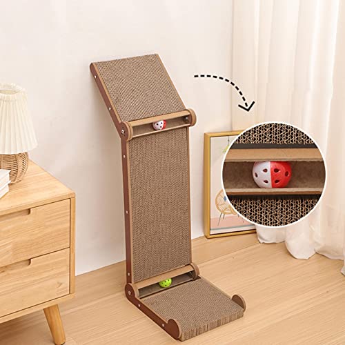 Planche à gratter pour chat ondulée protégeant vos meubles et tapis de salon