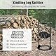 CZ-XING Manueller Holzspalter, Brennholzspalter, Sicherheits-Kohlenstoffstahl, robustes manuelles Spaltwerkzeug, Brennholzspalter, geeignet für Zuhause, Camping, Outdoor, Harthölzer
