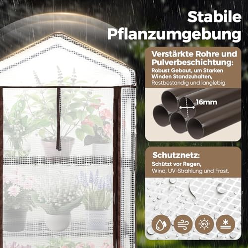 Siebwin 10 Stück 12 Löcher Samen Starter Tabletts Seedling Tablett Feuchtigkeit einstellbare Pflanze Starter Kit mit Kuppel und Basis Gewächshaus wachsen Tabletts für Die Garten Schwarz 2 Siebwin 10 Stück 12 Löcher Samen Starter Tabletts Seedling Tablett Feuchtigkeit einstellbare Pflanze Starter Kit mit Kuppel und Basis Gewächshaus wachsen Tabletts für Die Garten Schwarz – Bild 2