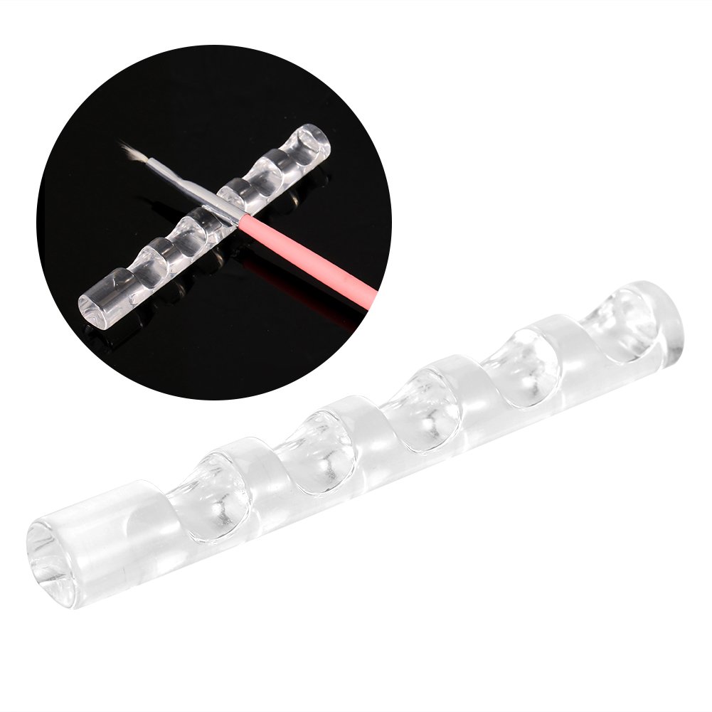 RotektFashionable Simple Acrylic Nail Gel Polish Pen Brush Stand Holder Manicure Tool