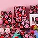 FYSUIMU 100 Sheets Valentine's Day Monster Tissue Paper Black Pink Red Heart Monster Gift Wrapping Paper for DIY Crafts Wedding Anniversary Party Supplies, 13.8 x 19.7 Inch