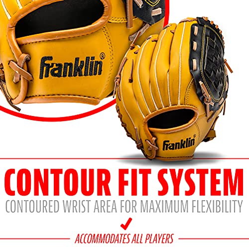 image for Franklin Sports Baseball and Softball Glove - Field Master - Baseball 