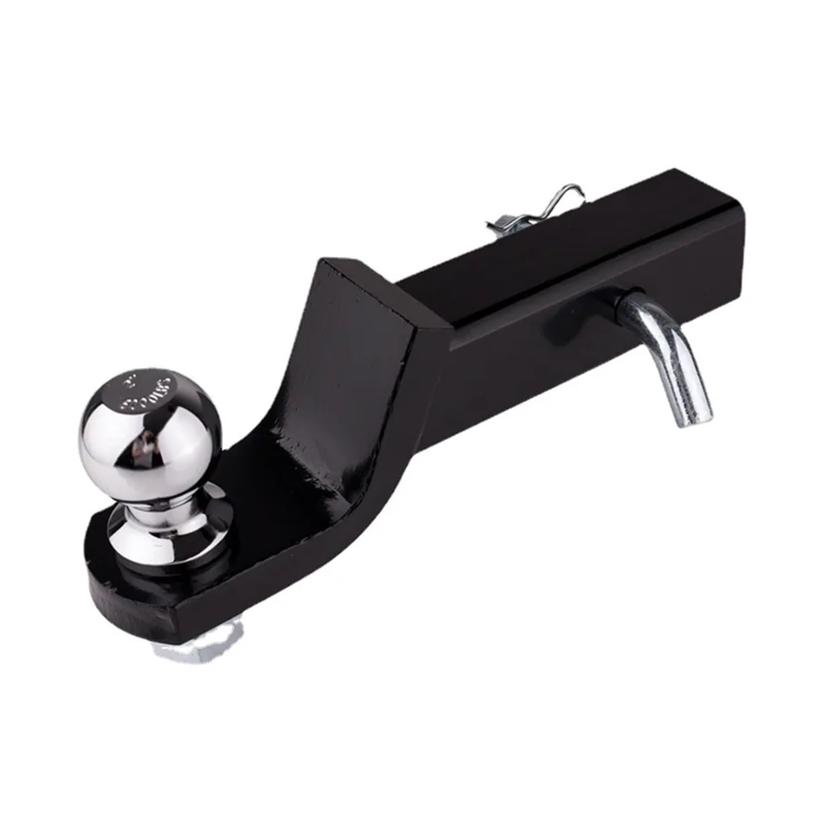 Support de boule de langue de barre d'attelage de 2 pouces, avec boule d'attelage et goupille d'attelage, pièces de camping-car, accessoires de camping-car, composants de caravane,Solide et Durable
