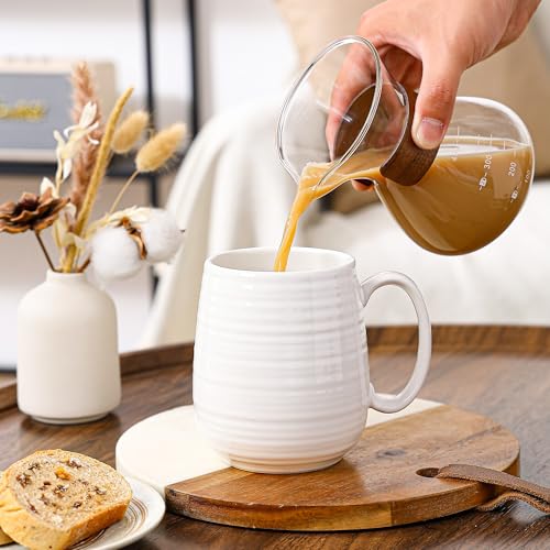 Tazón grande de cerámica 23 oz, apto para microondas miniatura 3