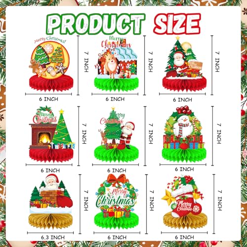 Centres de table de Noël pliables pour décorer facilement sans encombrer vos placards - 3