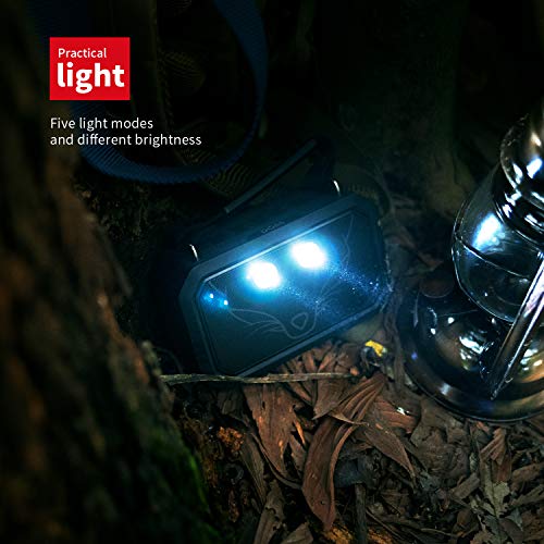 Doss Bluetooth Speaker, Traveler Wireless Bluetooth Speaker With 20W Stereo Sound And Bold Bass, Ipx6 Waterproof, Wireless Pairing, 12H Playtime, 5 Light Modes, Portable Speaker For Outdoor-Black #TOP3