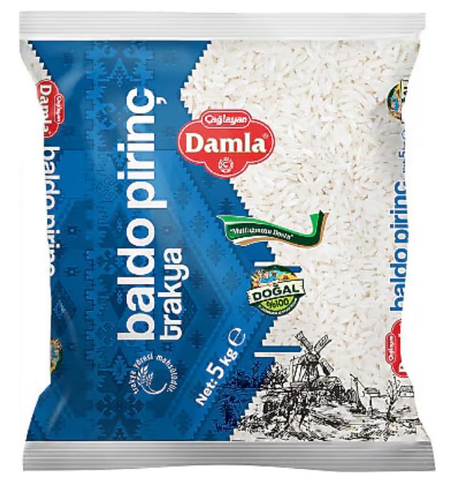 Damla Trakya Baldo Pirinç 5 kg