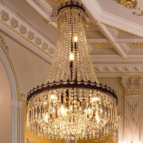 TOCHIC French Empire Crystal Chandelier Cover
