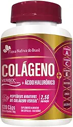 Colágeno Verisol com Ácido Hialurônico 120 cápsulas - Flora Nativa