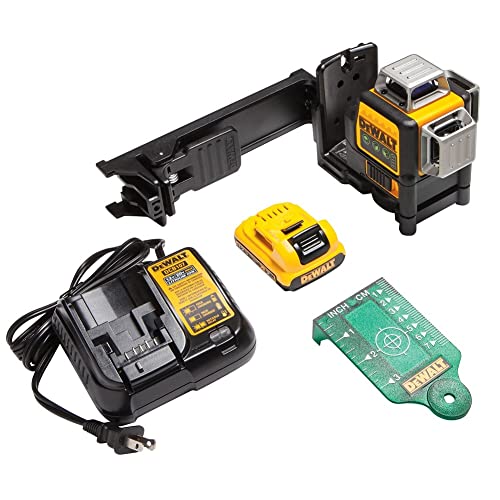 DEWALT 12V MAX Laser Level, Line Laser, 3 X 360 (DW089LG), Yellow #1