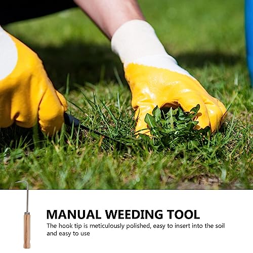 YARNOW Removedor de Raíces de Acero con Mango de Madera miniatura 5