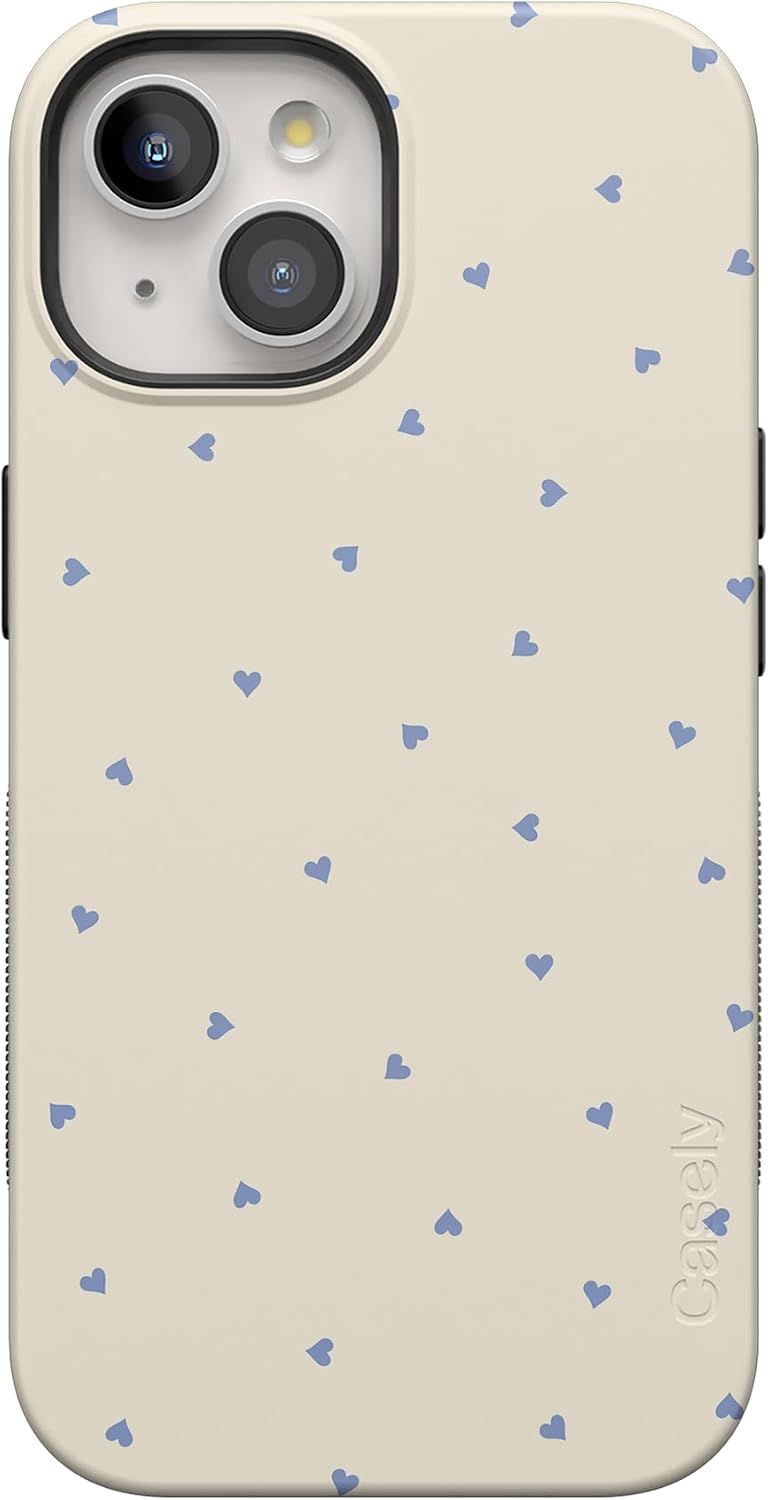 Casely iPhone 15 Plus Case | I'm Yours | Tiny Hearts | Bold Protective Design | Compatible with MagSafe