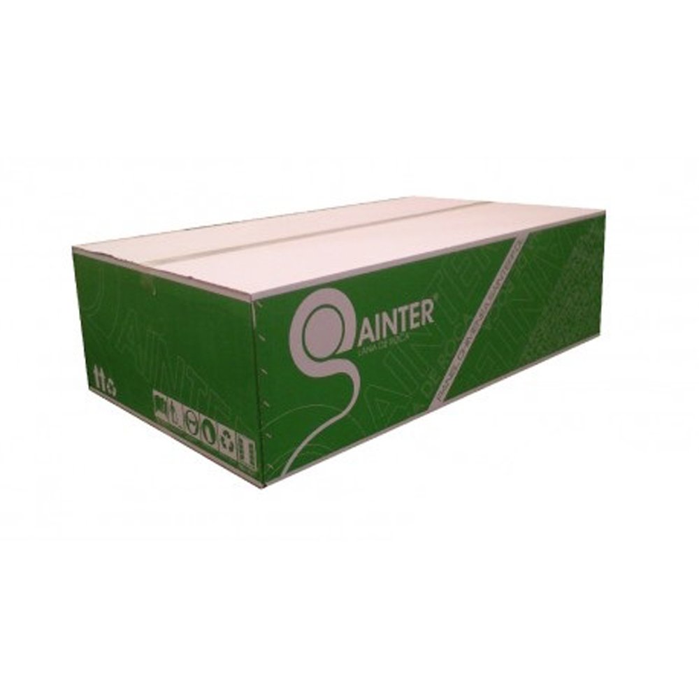 Sainter® Caja de 10 Placas Lana de Roca, Especial para el aislamiento Chimeneas, gran densidad 100kg/m³. Marca líder en el sector.
