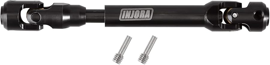 INJORA RC Arbre de Transmission Acier Robuste pour 1/10 RC Voiture Chenille Axiale SCX10 90046 AXI03007 TRX4 Redcat Gen8,104-139mm