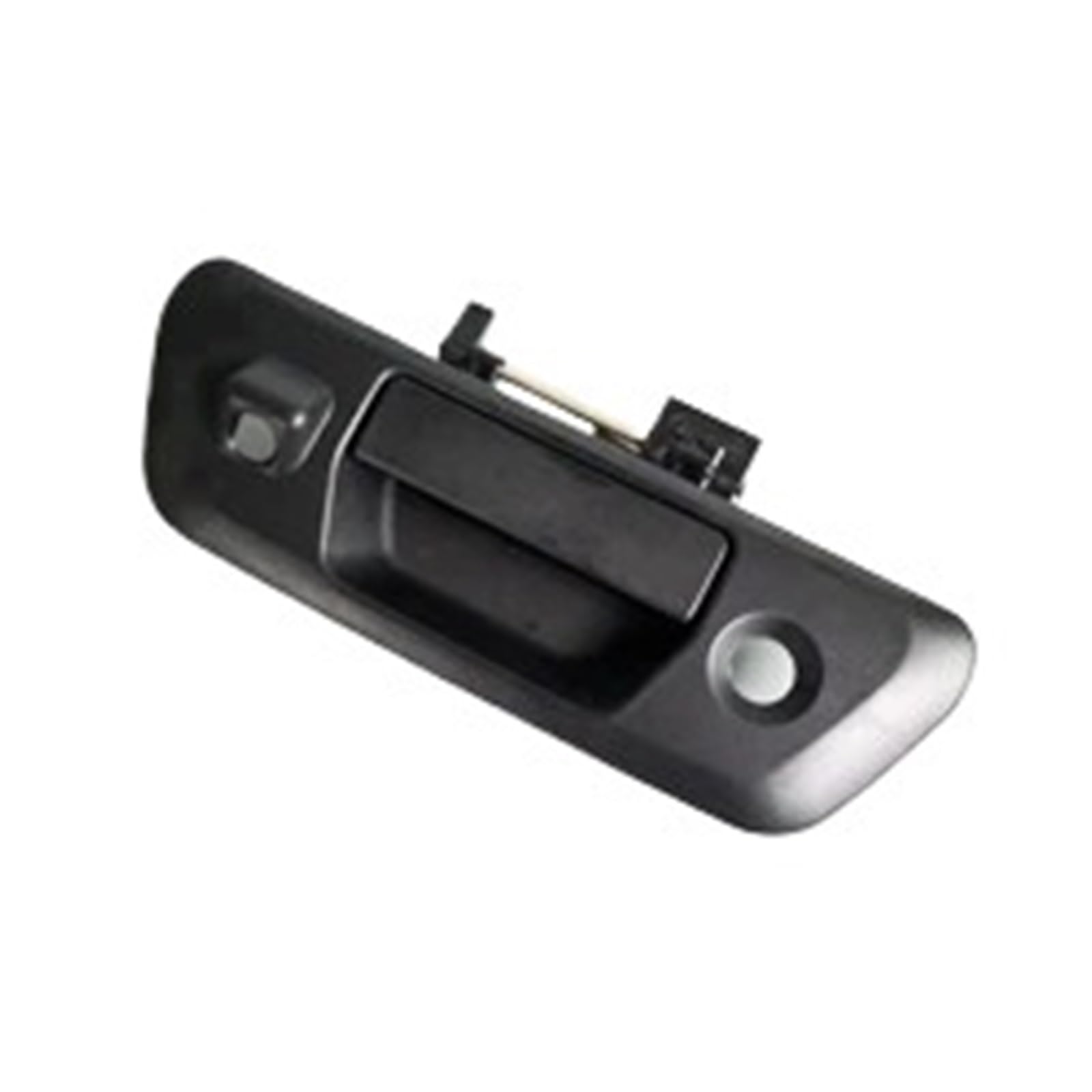 Tingyus 2 Hole All Black Ourside Outer Door Handle For Nissan For Navara D23 Np300 2015 2016 2017 2018 2019 Tailgate Truck Back Door Handle Key Camera Hole Type