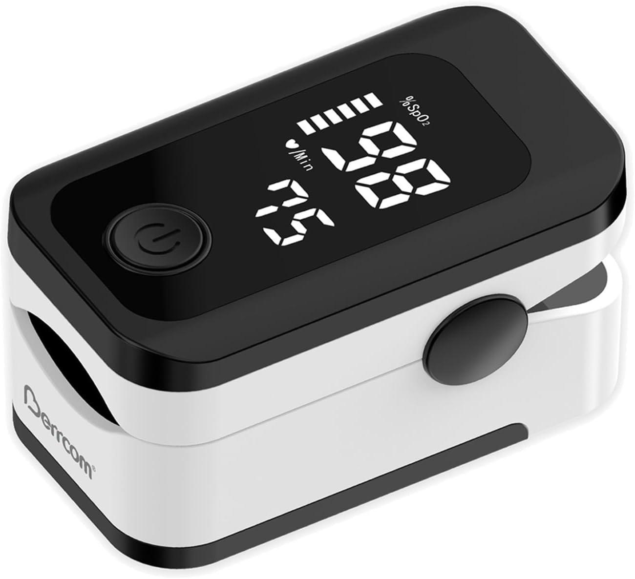 Pulse Oximeter Blood Oxygen Saturation Monitor Finger High Accuracy Sats Monitor for Child, Adult with LED Display, Batteries and Lanyard