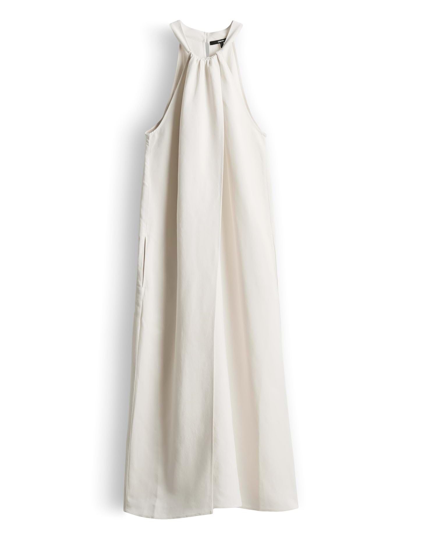 someday Damen Maxikleid | Neckholderkleid aus nachhaltigem Viskose Leinen Mix