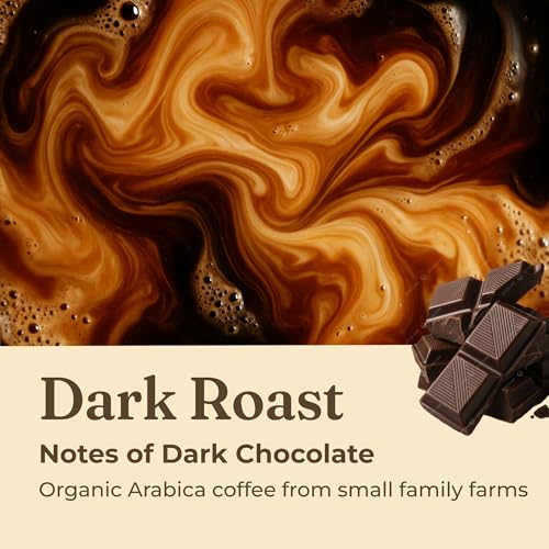 Four Sigmatic Bio-Pilzkaffee | Dunkel geröstet, Fair-Trade-Gourmetkaffee mit Igelstachelbart, Chaga und Pilzpulver | 340-ml-Beute