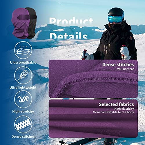 Image of YESLIFE Balaclava Ski Mask for Men and Women, Winter Face Mask, Shiesty for Skiing, Snowboarding & Motorcycle