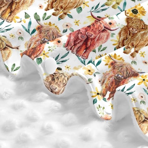 Image of Highland Cow Baby Car Seat Canopy Cover Multi Use Nursing Cover for Newborn Car Seat Canopy Mom Nursing Breastfeeding Covers Newborn Shower Gifts