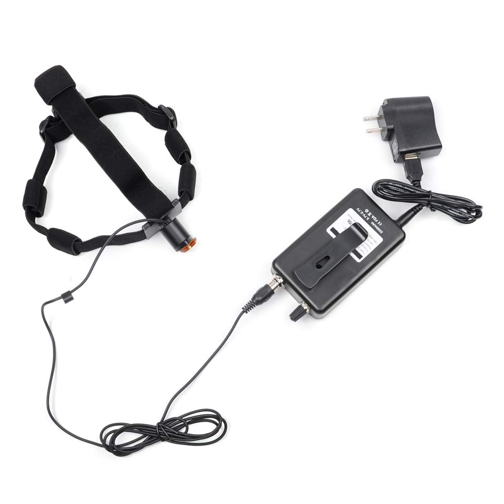 Rhegeneshop Lab Dental Surgical LED 1W 6000K 12000lx Headlight Light Lamp Scheinwerfer